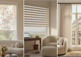 How Sheer Blinds Paired With Curtains Balance Light and Privacy
